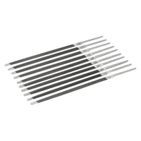 Bahco 6" Double Extra Slim Taper Saw Files Second Cut Unhandled (10-pack)
