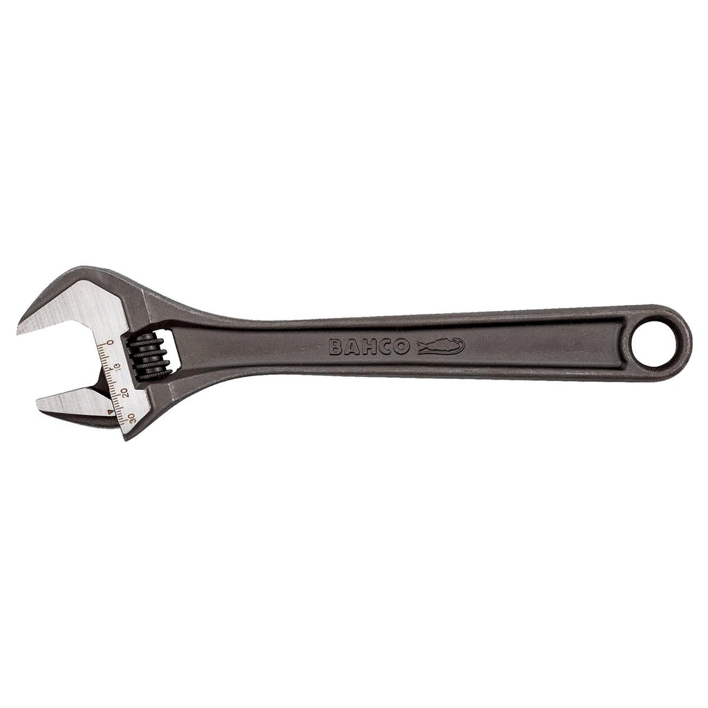 Bahco 12″ Slim Head Adjustable Wrench With Black Phosphate Finish
