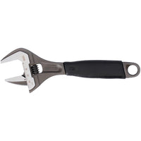 Bahco 6" Ergo™ Central Nut Wide Opening Jaw Adjustable Wrench With Rubber Handle