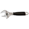 Bahco 8" Ergo™ Central Nut Wide Opening Jaw Adjustable Wrenches With Rubber Handle