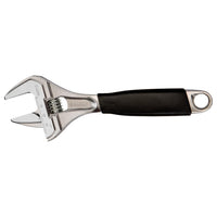 Bahco 8" Ergo™ Central Nut Wide Opening Jaw Adjustable Wrenches With Rubber Handle
