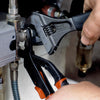 Bahco 8" Ergo™ Central Nut Wide Opening Jaw Adjustable Wrenches With Rubber Handle