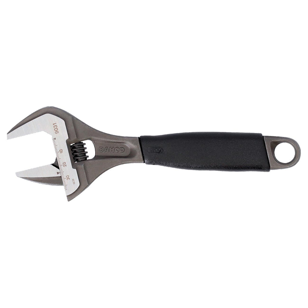 Bahco 12" Ergo™ Central Nut Wide Opening Jaw Adjustable Wrench With Rubber Handle
