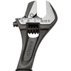 Bahco 10" Ergo™ Rubber Handle Central Nut Adjustable Wrench With Reversible Jaw