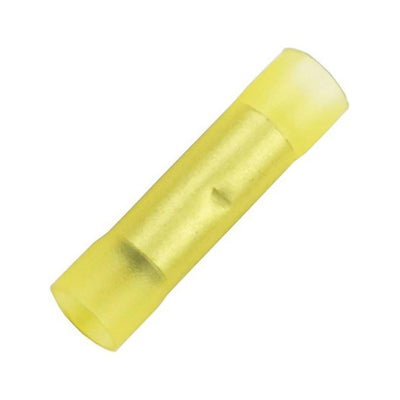 Xscorpion 4 Gauge Nylon Butt Splice Connectors - Yellow (15-pack)