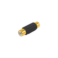 Rca Coupler;female;black;bullzaudio; 10/bag
