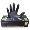 Black Mamba Black Powder Free Textured Nitrile Gloves (medium) 100 Per Box
