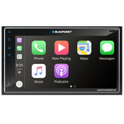 Blaupunkt 7” Double Din Mechless Fixed Face Touchscreen Receiver With Mirrorlink Android Auto/apple