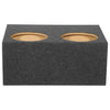 Qpower Quad 12" Sealed Empty Angled Front Woofer Enclosure