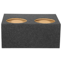 Qpower Quad 12" Sealed Empty Angled Front Woofer Enclosure