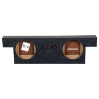 Qpower Colorado/canyon Crew Cab '04-14 Dual 10" Sealed Empty Woofer Box