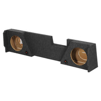 Qpower Gmc/chevy Double Cab '14-'24 Dual 10" Empty Woofer Box
