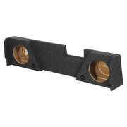 Qpower Gmc/chevy Double Cab '14-'24 Dual 10" Empty Woofer Box