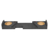Qpower Gmc/chevy Double Cab '14-'24 Dual 12" Empty Woofer Box