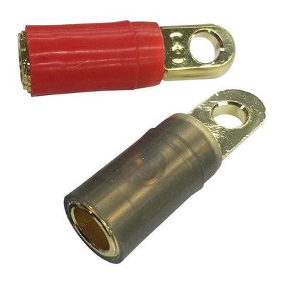2 Pk Ring Terminal Audiopipe Screw Type 4ga.x3/8