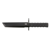 Sog Bar15t Bayonet Fixed Blade Knife 7.1" Black Pvd Tanto Blade Black