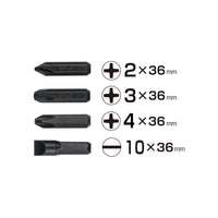 Vessel Insert Bit 5/16" Hex Drive Set For Manual Impact Driver (4-piece)