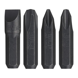 Vessel Insert Bit 5/16" Hex Drive Set For Manual Impact Driver (4-piece)