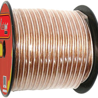 Audiopipe Speaker Wire 10-gauge 300 Foot Spool - Clear Insulation