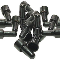 Installation Solutions Long Barrel Crimp Caps 14/22ga. - Black (100 Pack)