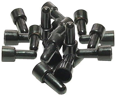 Installation Solutions Long Barrel Crimp Caps 14/22ga. - Black (100 Pack)