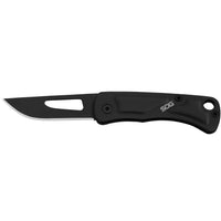 Sog Centi I Keychain Folding Knife 1.4" Black Oxide Blade Stainless Steel Handles