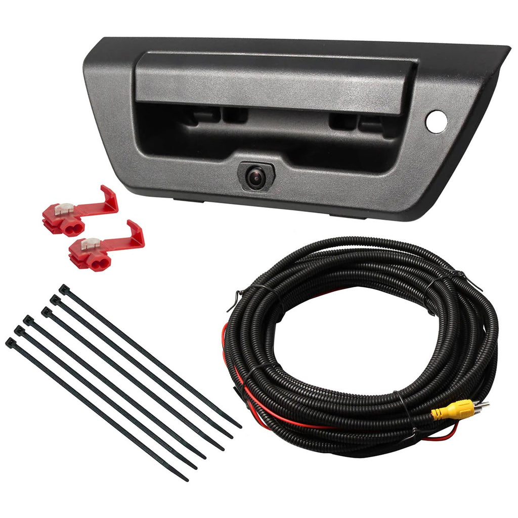 Crux Ford F-150 Tailgate Handle Camera With Moving Parking Guide Lines 2015-2018