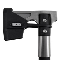 Sog Camp Axe 11.5" Overall Length Grn Handles Molded Nylon Sheath