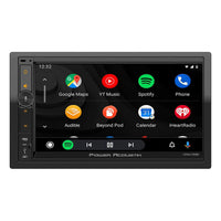 Power Acoustik 7” Double Din Receiver With Wireless Apple Carplay/android Auto