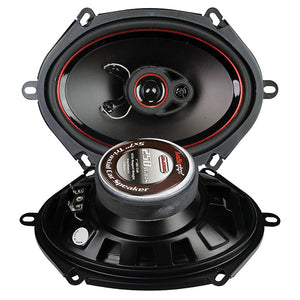 Audiopipe 5" X 7" Injection Cone With Rubber Surround (sold In Pairs)