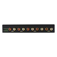 Audiodrift 4 Band Graphic Equalizer With Subwoofer Output Dual Color Illumination 7v Output