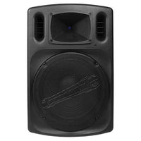 Audiopipe 15" Professional Loudpeaker Bluetooth Fm Tuner Usb/sd Remote