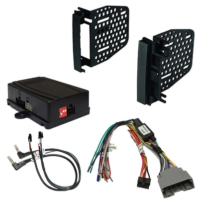 Crux Radio Replacement With Swc Retention For '05-'17 Chrysler Dodge & Jeep Vehicles With Dash Kit