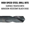 Drill America 33/64" Reduced Shank Hss Drill Bit - 1/2" Shank