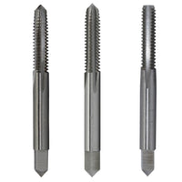 Drill America 1/4"-28 Size High-speed Steel Hand Threading Tap (3 Piece Set)