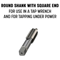 Drill America 1/4"-28 Size High-speed Steel Hand Threading Tap (3 Piece Set)