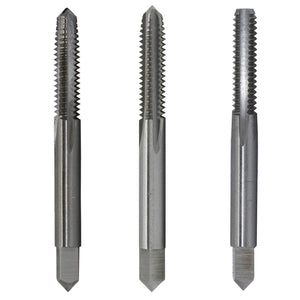 Drill America 1/4"-28 Size High-speed Steel Hand Threading Tap (3 Piece Set)
