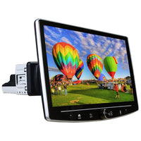 Extreme Car Audio Single Din 360 Degree Swivel 10.1" Am/fm/bt Wireless Carplay & Android Auto