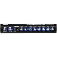 Audiopipe 7 Band Graphic Equalizer With Hi/lo Converter  (9v Line Driver)
