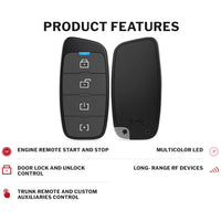 Fortin Evo-one Remote Starter For High-current Or Low-current Ignition Vehicles/(2) 1-way 4-button R