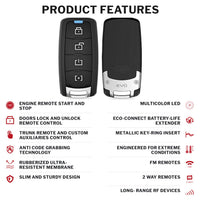 Fortin Evo-one Remote Starter For High-current Or Low-current Ignition Vehicles/two 2-way 4-button