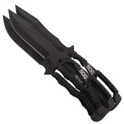 Sog Throwing Knives- 3 Pack-stamped Nylon Sheath