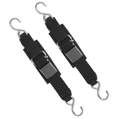 Boatbuckle Stainless Steel Kwik Lok Transom Tie-down (pair)