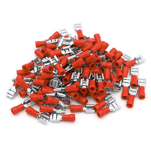 Xscorpion Female Quick Disconnect 18/22ga - Red (100 Pack)