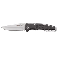 Sog Salute Mini- Bead Blast G10 Handle  3.1" Folding Knife