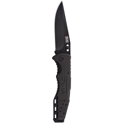 Sog Salute Mini- Black Oxide G10 Folding Knife