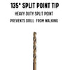 Drill America 3/8" X 12" Cobalt Aircraft Extension Drill Bit