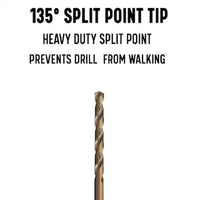 Drill America 3/8" X 12" Cobalt Aircraft Extension Drill Bit