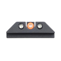 Night Fision Tritium Night Sights For Glock 17/19/34/43/48 - Orange Front Ring/u-notch Black Rear Ri