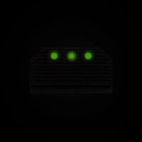 Night Fision Optics-ready Stealth Series For Glock 42/43/43x Mos Yellow Front Ring/black Rear